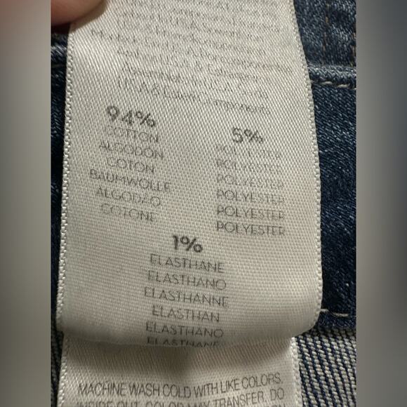 Mother Jeans The Patch XYZ Looker Exposed Zip Wild Game Blue Womens 26 - Picture 4 of 6